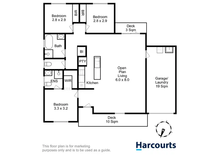 Floorplan of Homely house listing, 15 Athena Drive, Risdon Vale TAS 7016