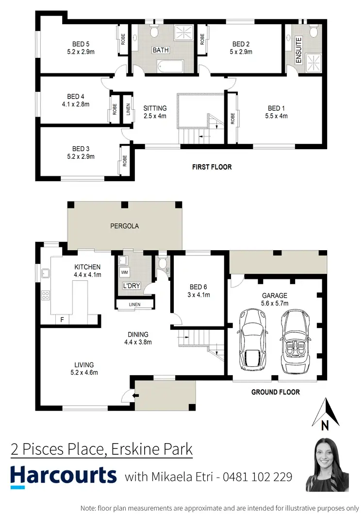Floorplan of Homely house listing, 2 Pisces Place, Erskine Park NSW 2759