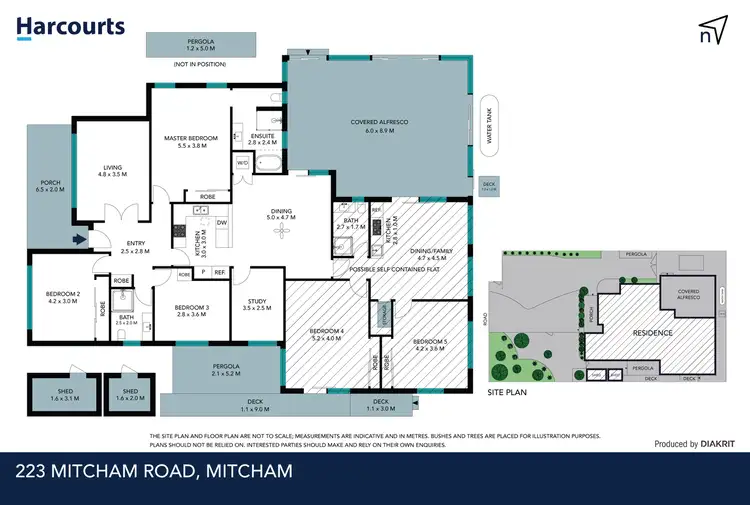 Floorplan of Homely house listing, 223 Mitcham Road, Mitcham VIC 3132