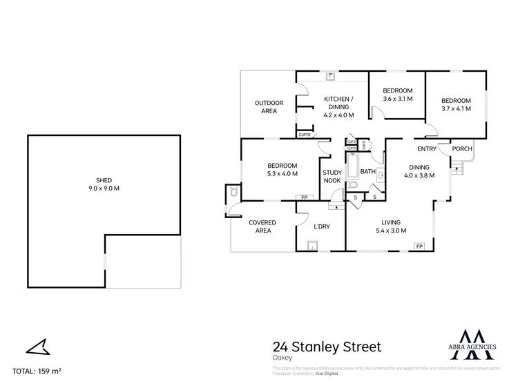 Floorplan of Homely house listing, 24 Stanley Street, Oakey QLD 4401
