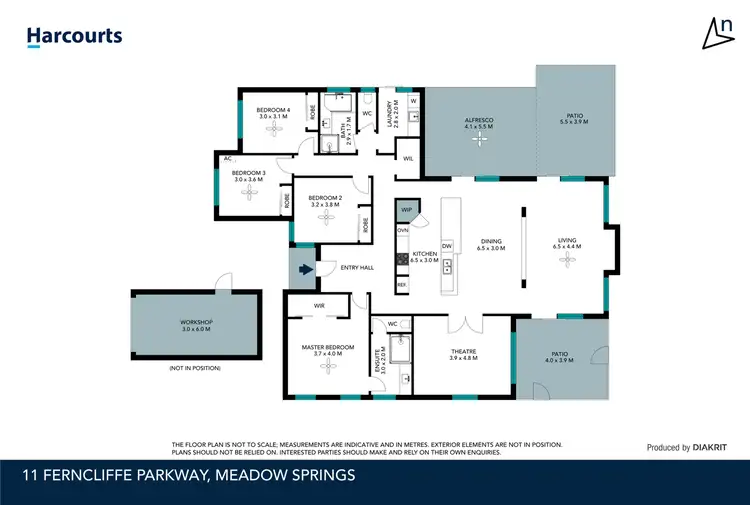 Floorplan of Homely house listing, 11 Ferncliffe Parkway, Meadow Springs WA 6210