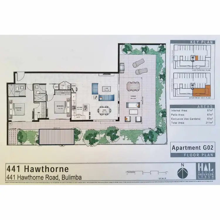 Floorplan of Homely apartment listing, 2/441 Hawthorne Road, Bulimba QLD 4171