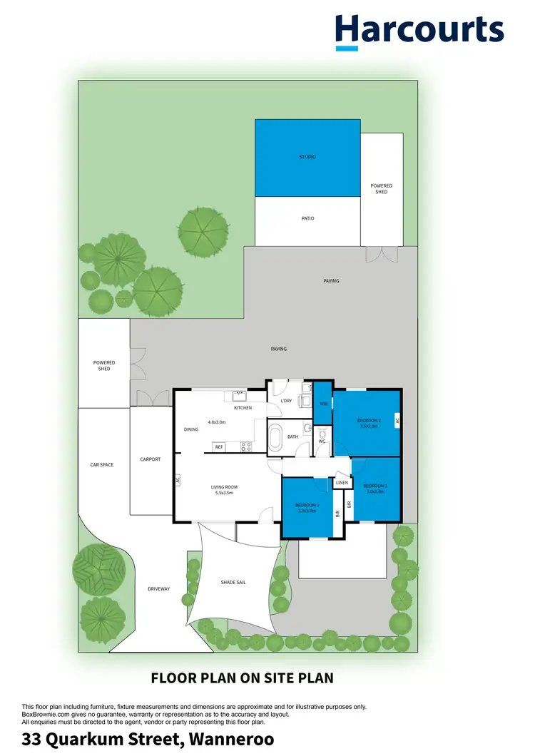 Floorplan of Homely house listing, 33 Quarkum Street, Wanneroo WA 6065