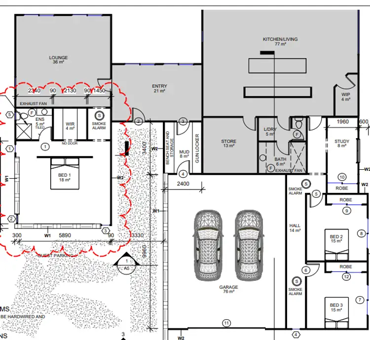 Floorplan of Homely rural property listing, 1475 Benalla-Whitfield Road, Myrrhee VIC 3732