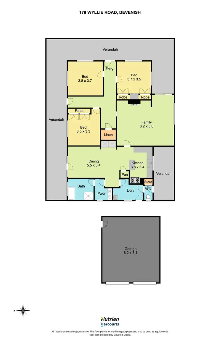 Floorplan of Homely rural property listing, 179 Wyllie Road, Devenish VIC 3726