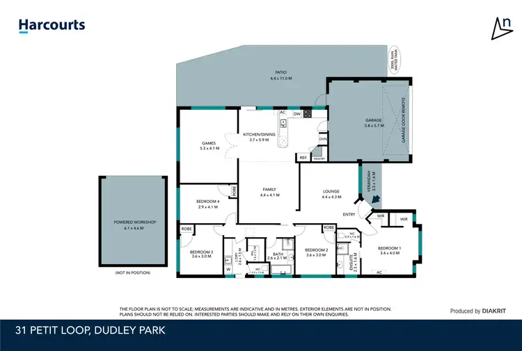 Floorplan of Homely house listing, 31 Petit Loop, Dudley Park WA 6210
