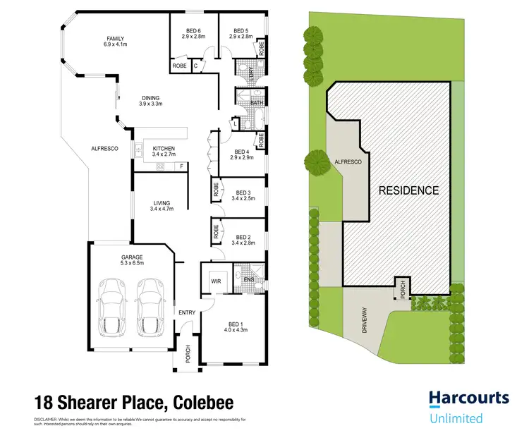 Floorplan of Homely house listing, 18 Shearer Place, Colebee NSW 2761