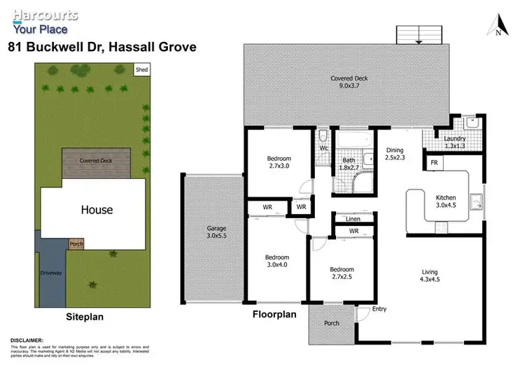 Floorplan of Homely house listing, 81 Buckwell Drive, Hassall Grove NSW 2761