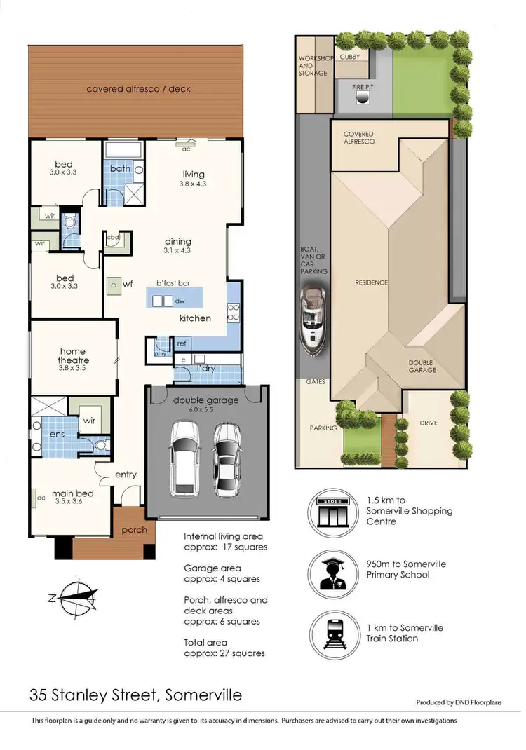 Floorplan of Homely house listing, 35 Stanley Street, Somerville VIC 3912