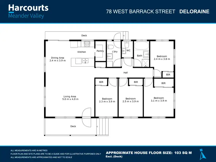 Floorplan of Homely house listing, 78 West Barrack Street, Deloraine TAS 7304