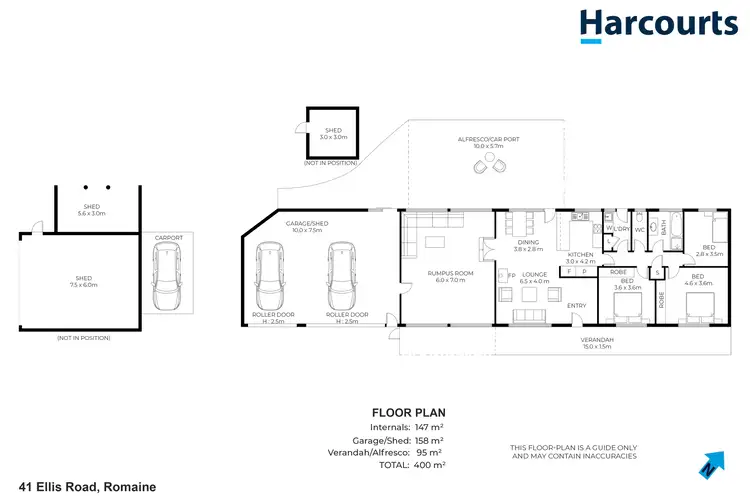 Floorplan of Homely house listing, 41 Ellis Road, Romaine TAS 7320