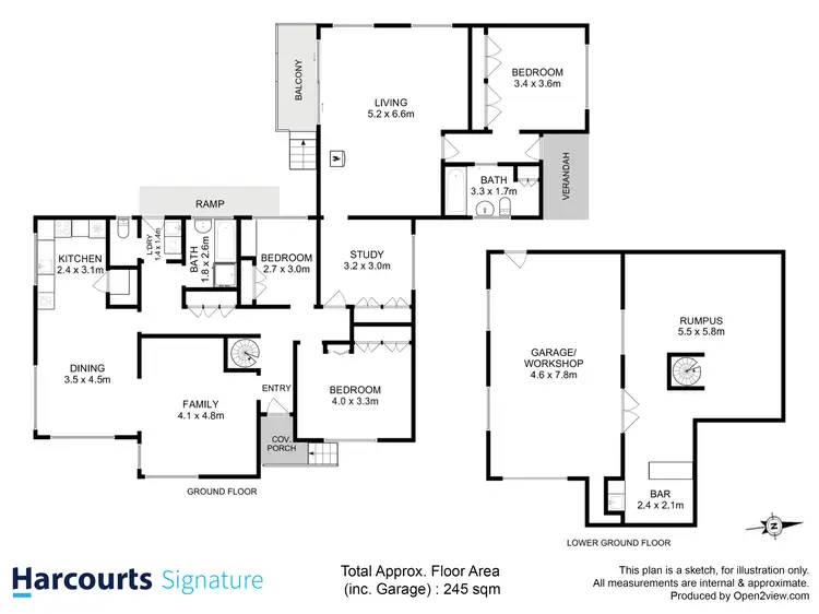 Floorplan of Homely house listing, 25 Maluka Street, Bellerive TAS 7018