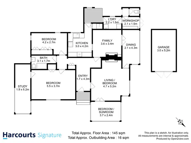 Floorplan of Homely house listing, 37 Queen Street, Bellerive TAS 7018