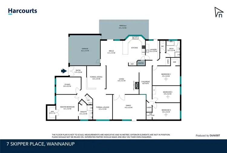 Floorplan of Homely house listing, 7 Skipper Place, Wannanup WA 6210