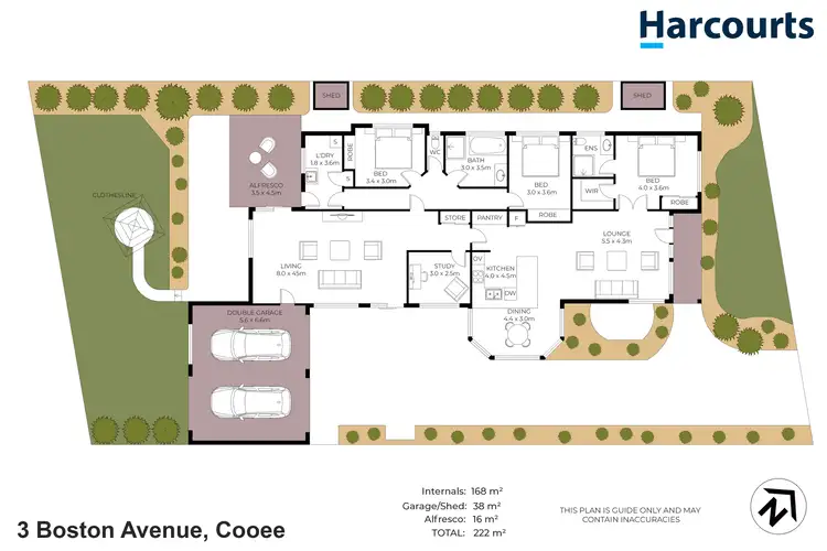 Floorplan of Homely house listing, 3 Boston Avenue, Cooee TAS 7320