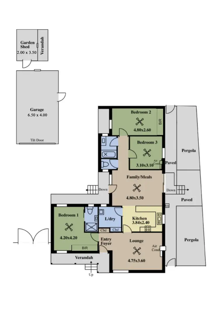 Floorplan of Homely house listing, 31 Valleyfair Road, Hackham West SA 5163