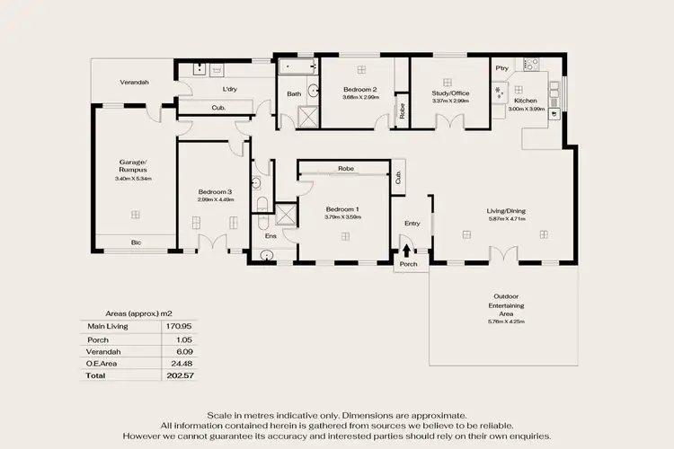 Floorplan of Homely house listing, 1A Duncan Road, Beaumont SA 5066