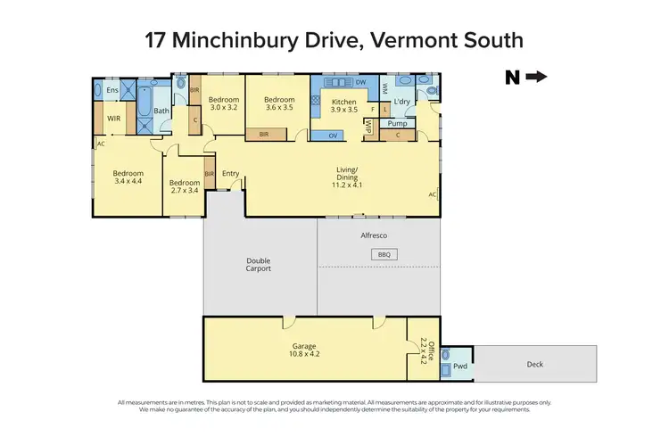 Floorplan of Homely house listing, 17 Minchinbury Drive, Vermont South VIC 3133