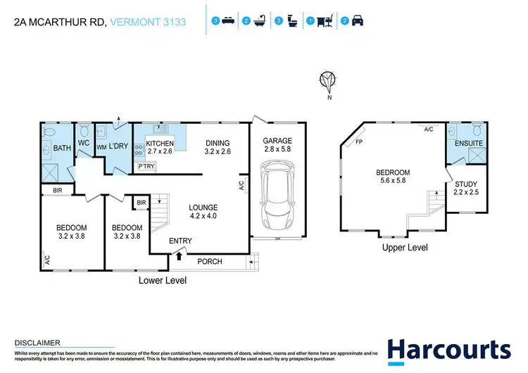 Floorplan of Homely house listing, 2A Mcarthur Road, Vermont VIC 3133