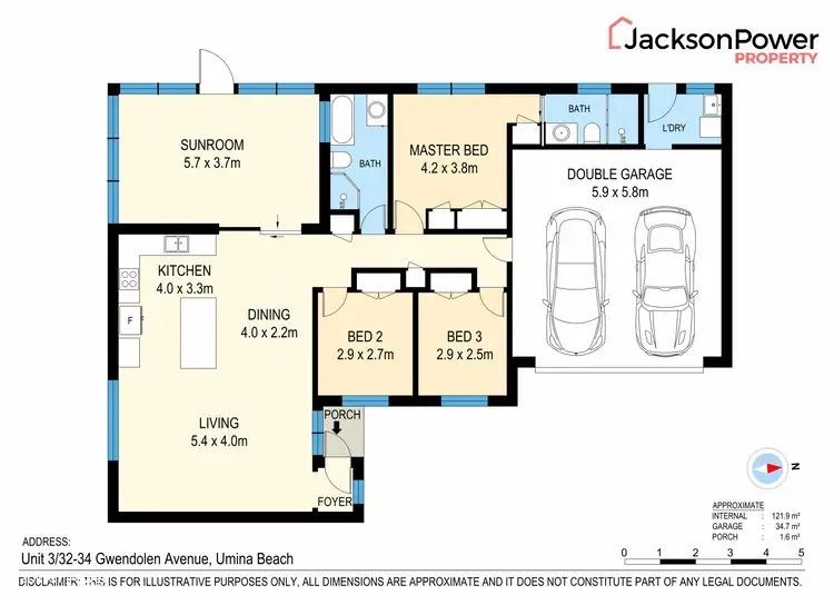 Floorplan of Homely villa listing, 3/32-34 Gwendolen Avenue, Umina Beach NSW 2257