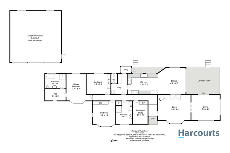 Floorplan of Homely house listing, 42 Top Gawler Road, Gawler TAS 7315