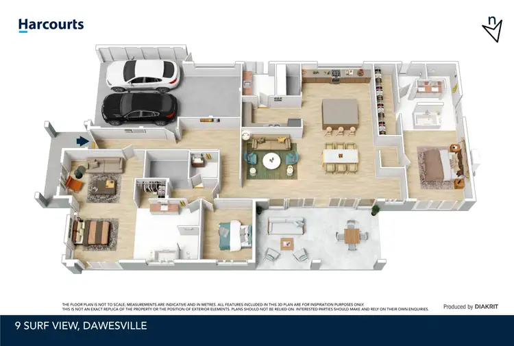 Floorplan of Homely house listing, 9 Surf View, Dawesville WA 6211