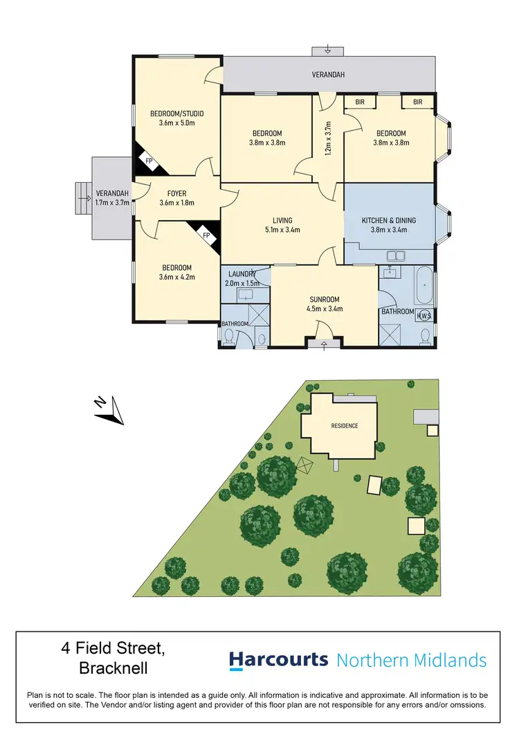 Floorplan of Homely house listing, 4 Field Street, Bracknell TAS 7302