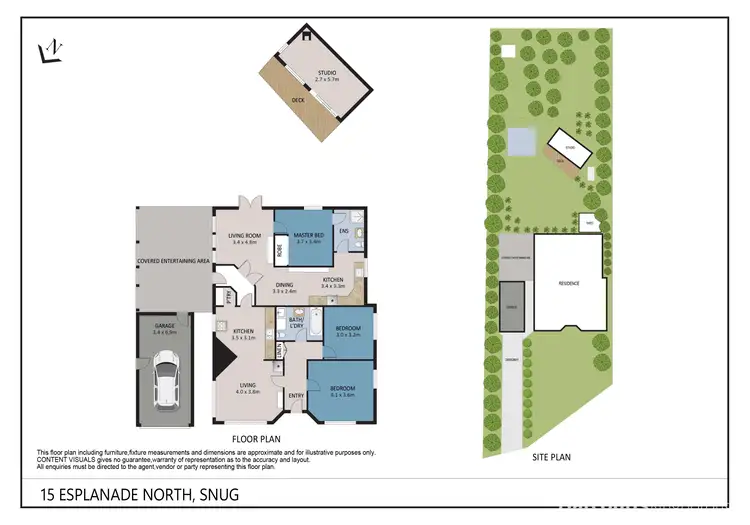 Floorplan of Homely house listing, 15 Esplanade North, Snug TAS 7054