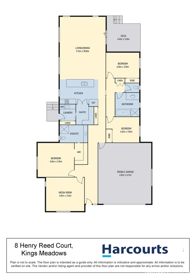 Floorplan of Homely house listing, 8 Henry Reed Court, Kings Meadows TAS 7249
