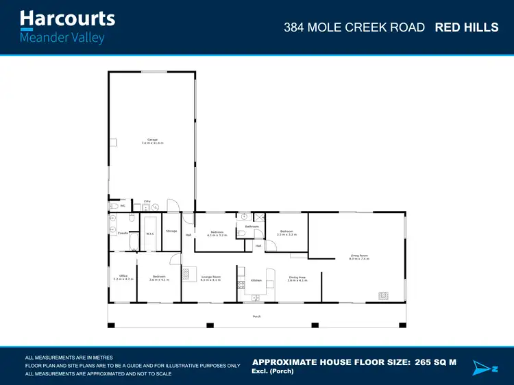 Floorplan of Homely house listing, 384 Mole Creek Road, Red Hills TAS 7304