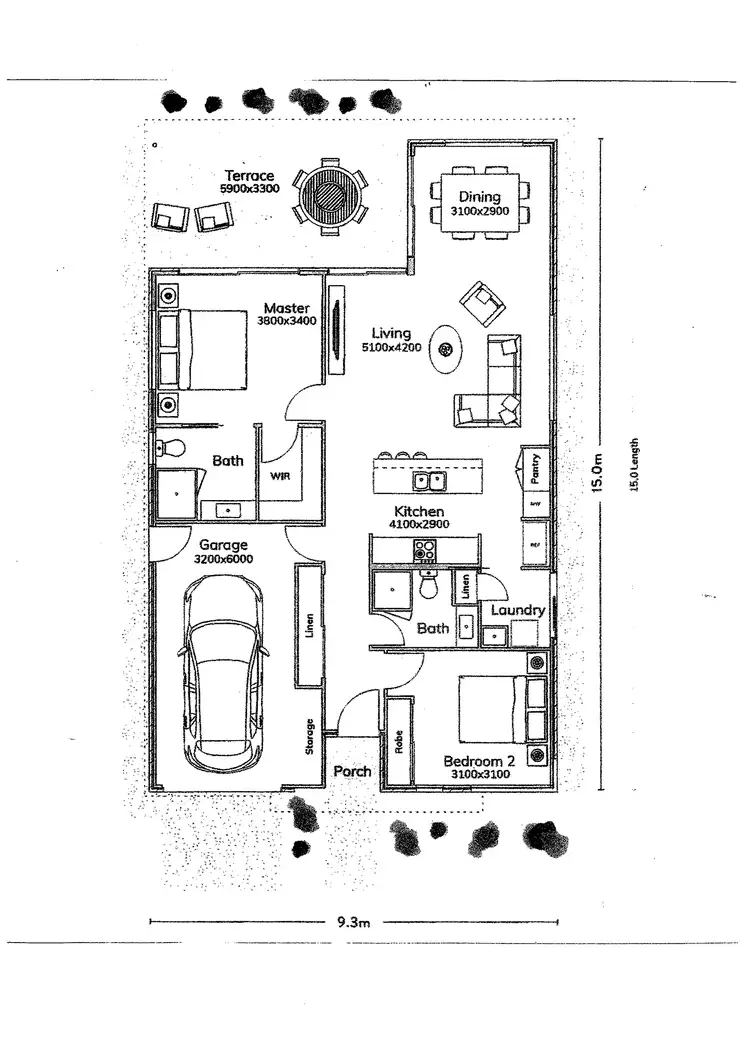 Floorplan of Homely villa listing, 19/2 Spinnaker Drive, Sandstone Point QLD 4511