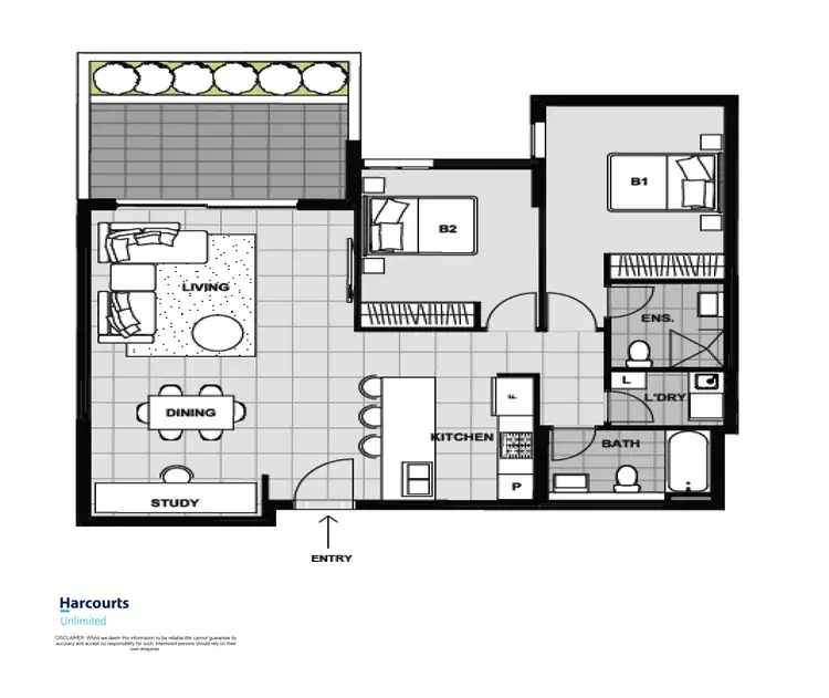 Floorplan of Homely unit listing, 402/31 Carinya Street, Blacktown NSW 2148