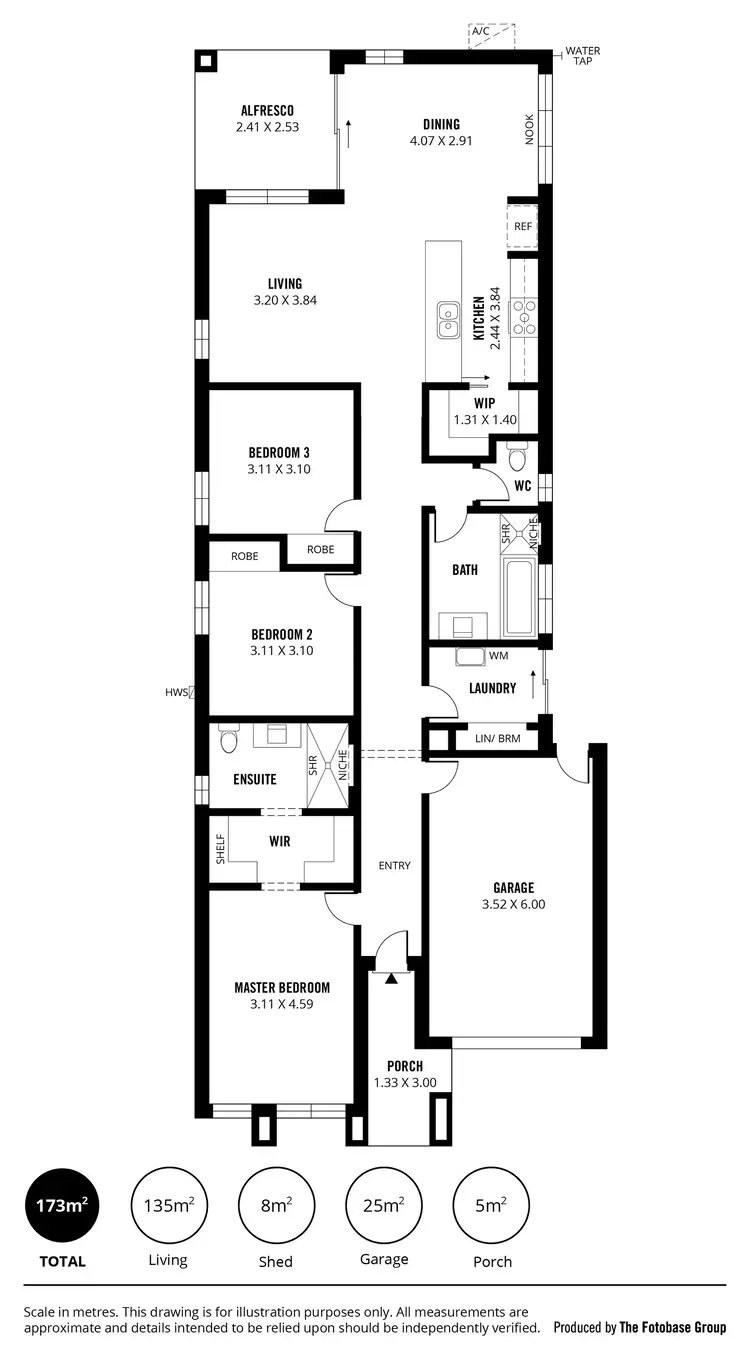 Floorplan of Homely house listing, 5 Victoria Way, Mansfield Park SA 5012