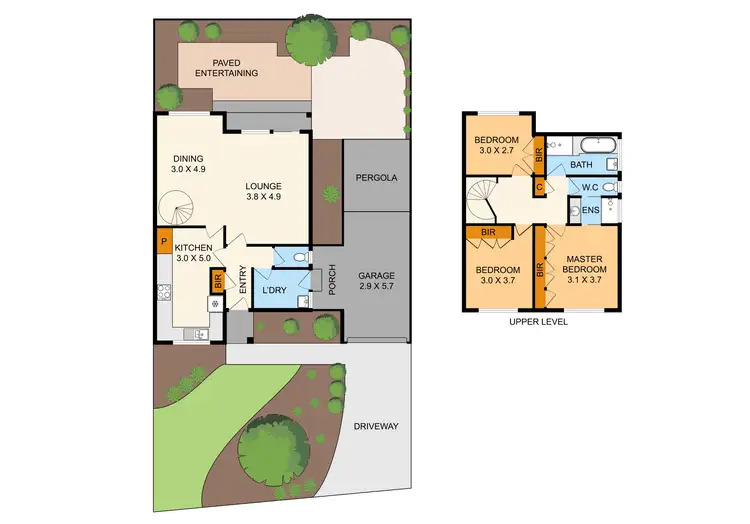 Floorplan of Homely house listing, 18 Tilson Drive, Vermont VIC 3133