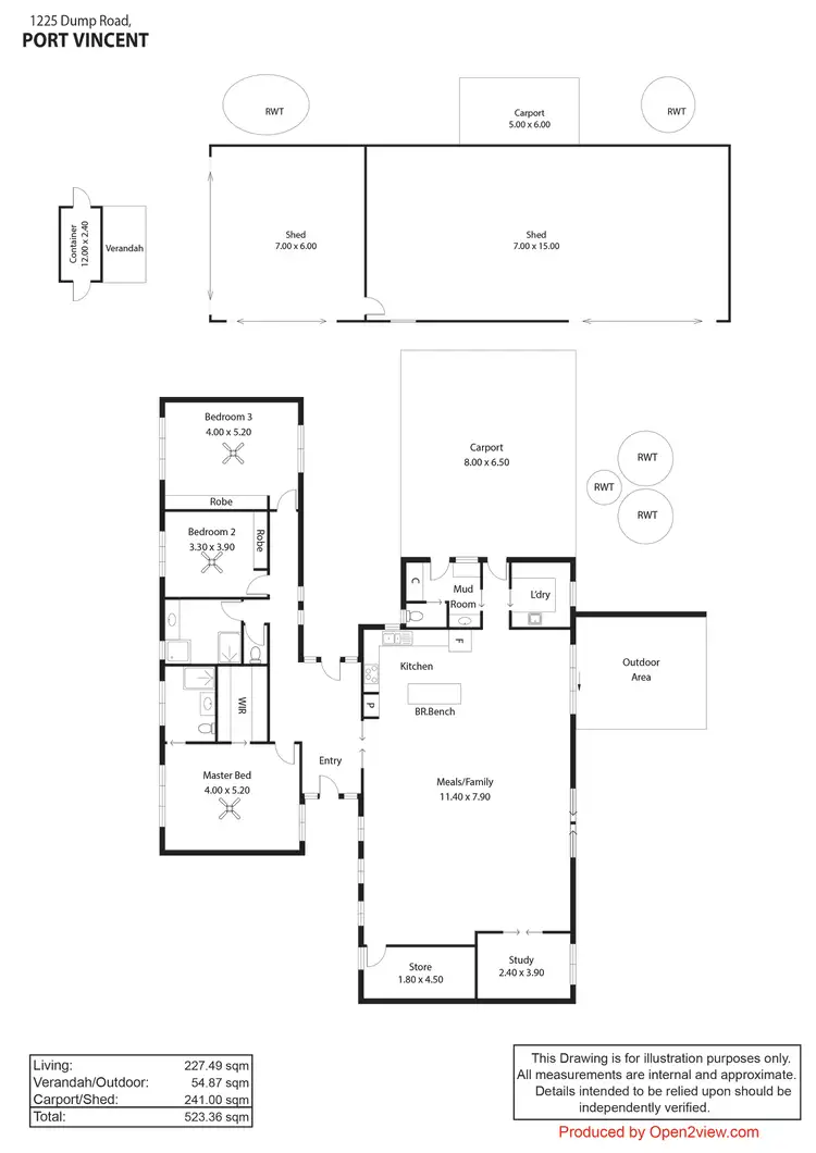 Floorplan of Homely house listing, 1225 Dump Road, Port Vincent SA 5581