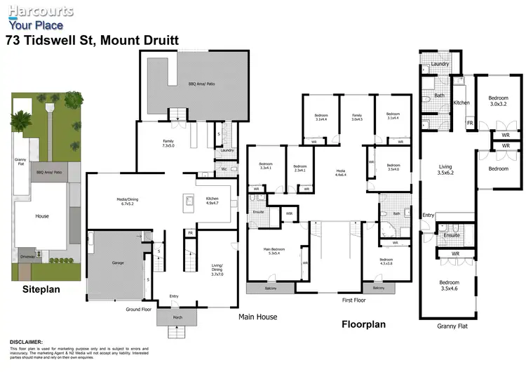 Floorplan of Homely house listing, 73 Tidswell Street, Mount Druitt NSW 2770