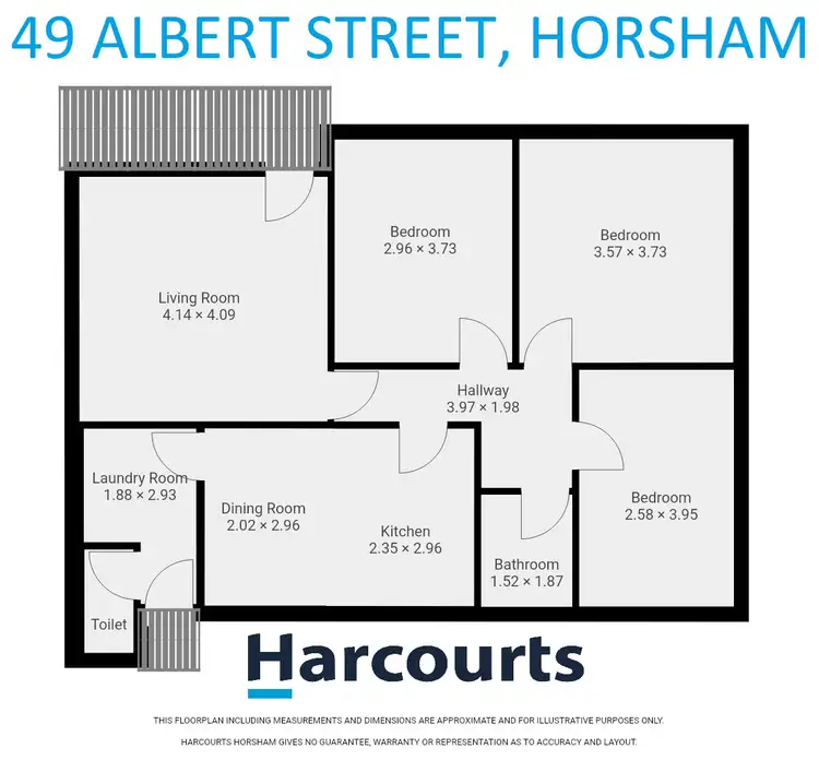 Floorplan of Homely house listing, 49 Albert Street, Horsham VIC 3400