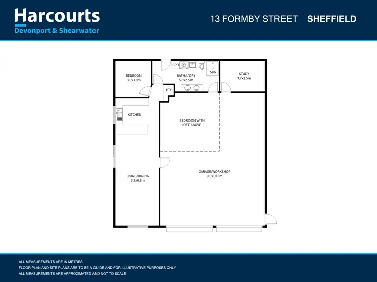 Floorplan of Homely house listing, 13 Formby Street, Sheffield TAS 7306