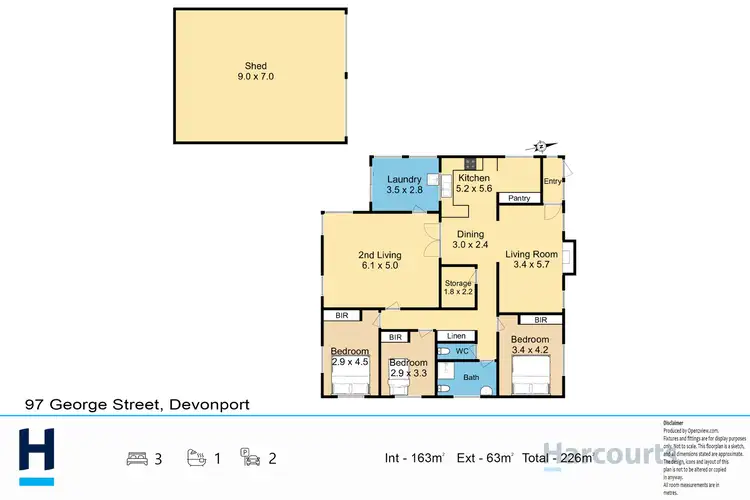 Floorplan of Homely house listing, 97 George Street, Devonport TAS 7310