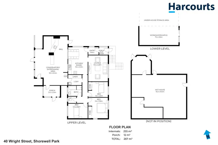 Floorplan of Homely house listing, 40 Wright Street, Shorewell Park TAS 7320