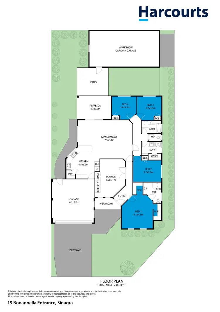 Floorplan of Homely house listing, 19 Bonannella Entrance, Sinagra WA 6065