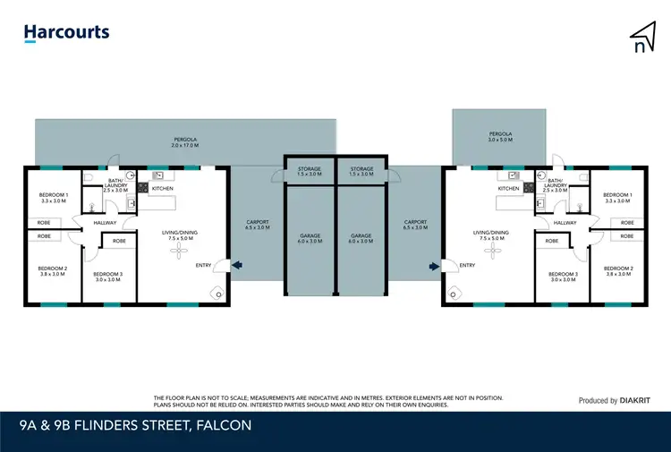 Floorplan of Homely house listing, 1/9 Flinders Street, Falcon WA 6210