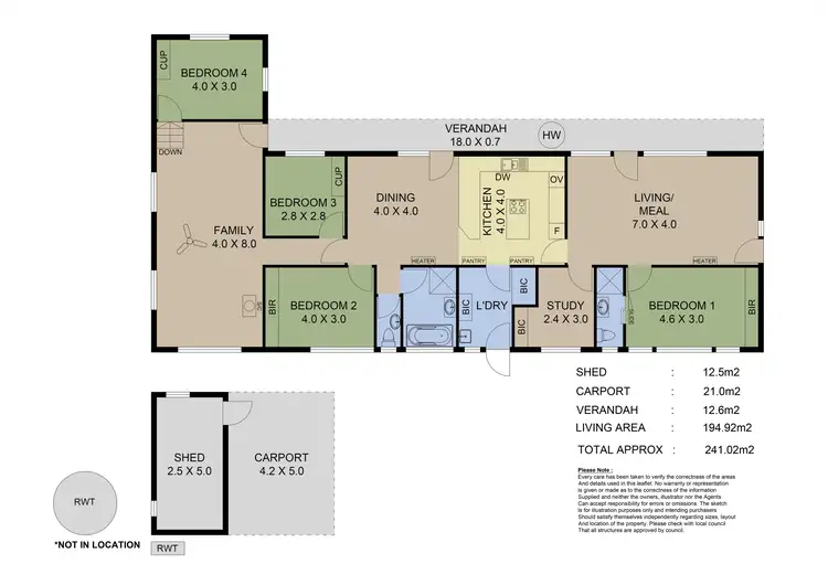 Floorplan of Homely house listing, 33 Ludgate Hill Road, Aldgate SA 5154
