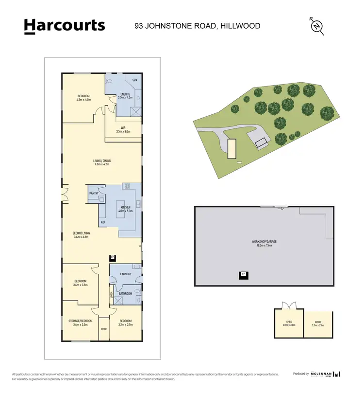 Floorplan of Homely house listing, 93 Johnstons Road, Hillwood TAS 7252