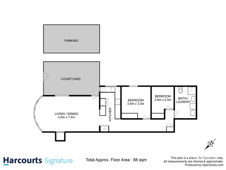 Floorplan of Homely house listing, 6/178-180 Channel Highway, Taroona TAS 7053