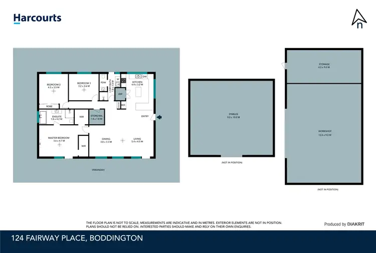 Floorplan of Homely house listing, 124 Fairway Place, Boddington WA 6390