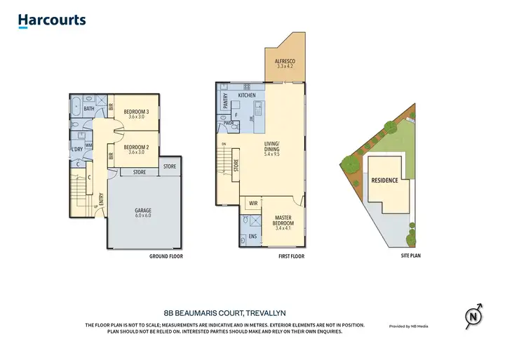 Floorplan of Homely townhouse listing, 8B Beaumaris Court, Trevallyn TAS 7250