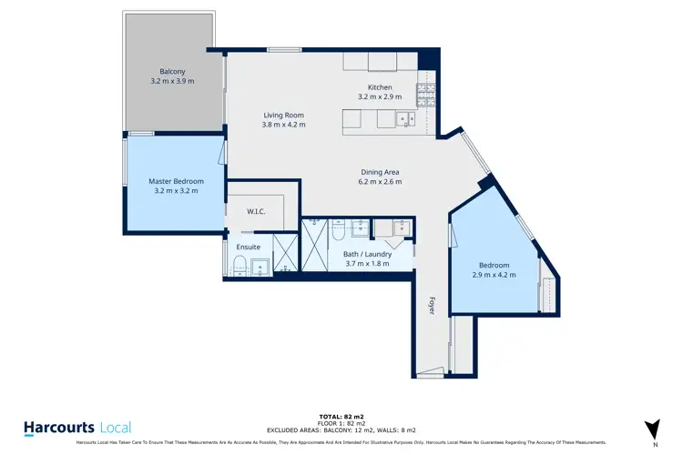 Floorplan of Homely unit listing, 701/16 Aspinall Street, Nundah QLD 4012