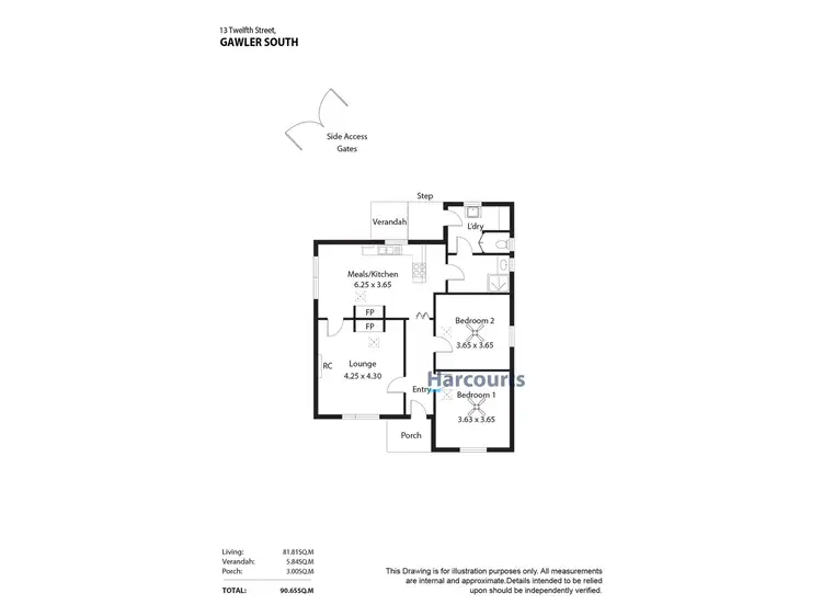 Floorplan of Homely house listing, 13 Twelfth Street, Gawler South SA 5118