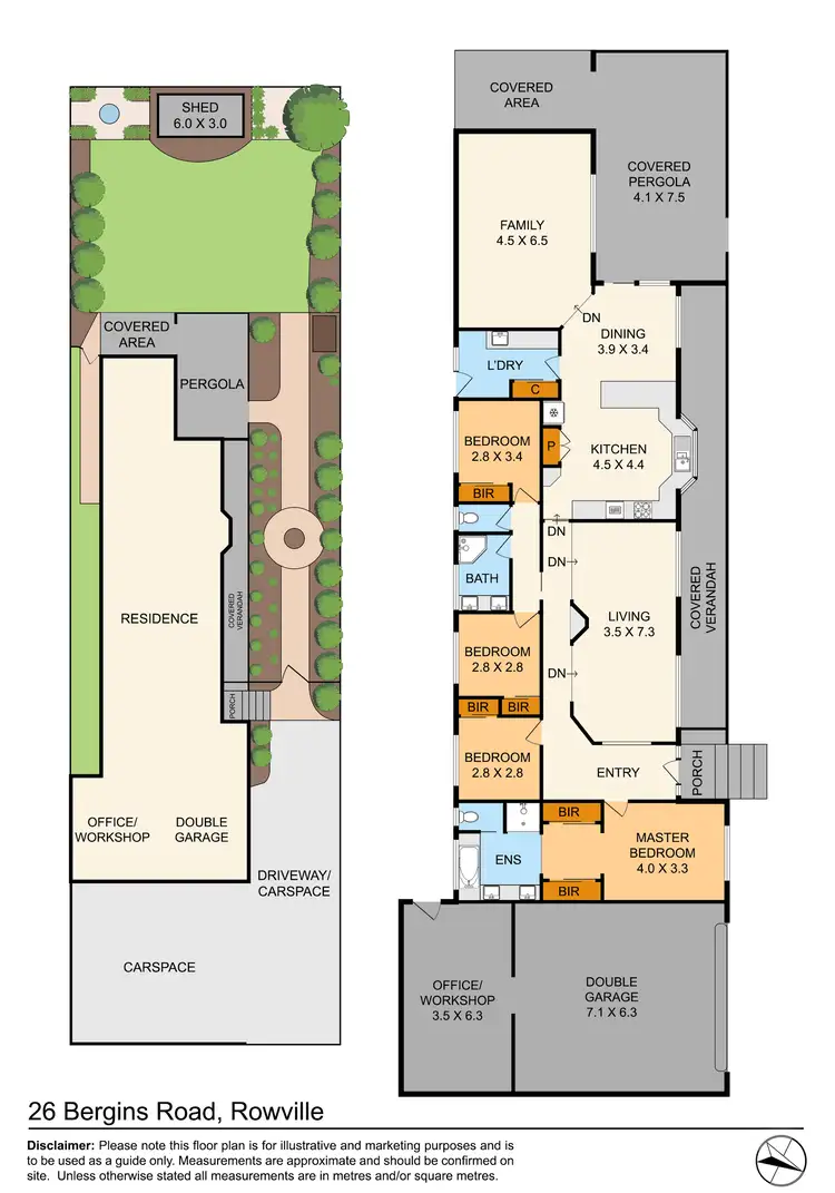 Floorplan of Homely house listing, 26 Bergins Road, Rowville VIC 3178